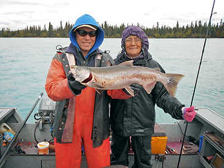 Silver Salmon Fishing